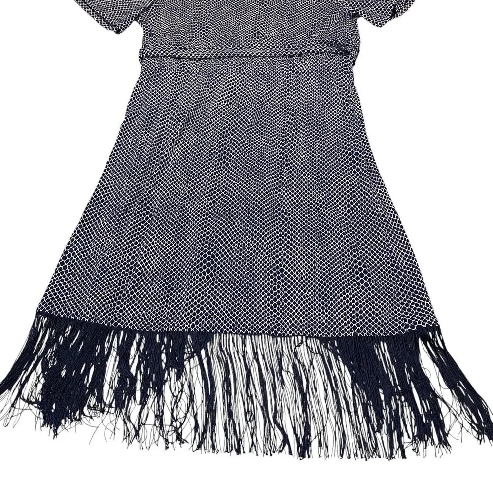 Michael Kors Sheath‎ Dress Womens Medium Navy White MSRP:$135